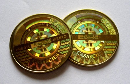 I must say that Casascius coins are gorgeous