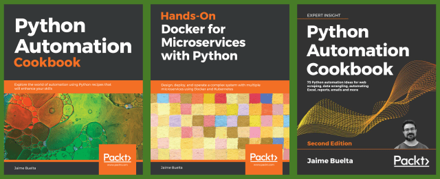 2nd Edition for Python Automation Cookbook now available! | Wrong Side ...